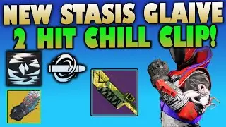 Rake Angle Chill Clip Glaive! 2 Hit Freeze And Heal Karnstein Armlets - Stasis Warlock Destiny 2 TFS
