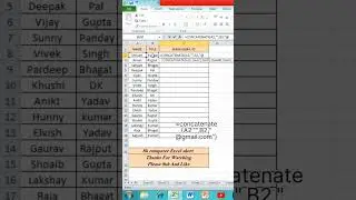 Create Email in Excel 