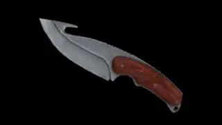 Как сделать нож с лезвием-крюком из дерева? CS:GO