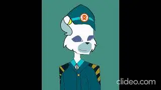 Captain Barnacles the polar bear (Octonauts) in Vivziepop Style (For @thatpositivefandomgirl)