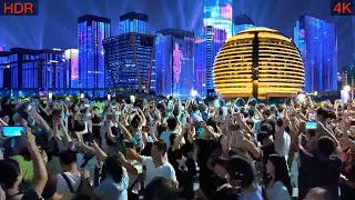 China Asian Games Architectural Light Show: A Showcase of Economic Prosperity