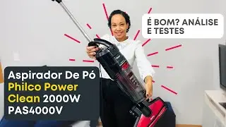 Aspirador de Pó Vertical Philco Power Clean PAS4000V 2000W - É Bom? Review e Testes