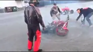When the throttle sticks