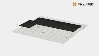 Clenergy PV ezRack  SolarRoof Pro 2 0 Metal Roof U support Solution Installation Video