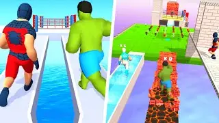 Superhero Bridge Race 3D Gameplay Trailer Part 2 Trending (Android,iOS)