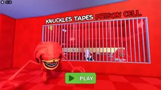 KNUCKLES TAPES' PRISON RUN (Obby) Roblox Gameplay Walkthrough No Death 4K