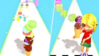 Ice Cream Run : All Levels Gameplay Trailer Android,ioS New Game