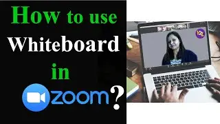 How to use WHITEBOARD in ZOOM