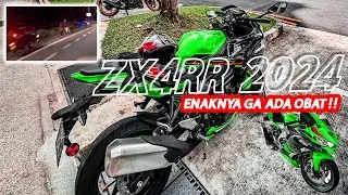 NIGHT RIDE TIPIS-TIPIS KAWASAKI ZX4RR‼️SAKING ENAKNYA HAMPIR KETILANG‼️🤦‍♂😂⛽