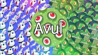 AGAR.IO GAMEPLAY WITH 150 MASS BOTS || AGARBOT.OVH