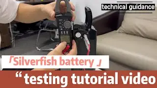 How to detect ebike silver fish battery？