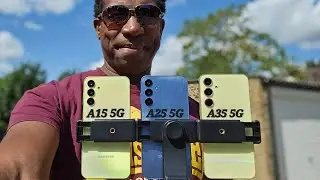 Galaxy A35 vs A25 vs A15 Camera Test. On the latest UPDATE.