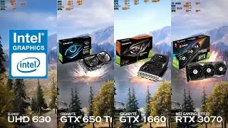 RTX 3070 vs GTX 1660 vs GTX 650 Ti vs Intel UHD 630