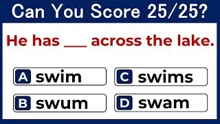 Mixed English Grammar Quiz Grammar Test