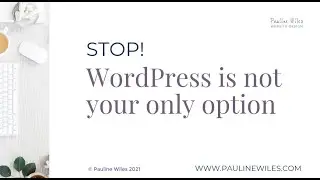 Stop! WordPress Is Not Your Only Option