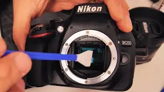 How to clean Nikon DSLR sensor