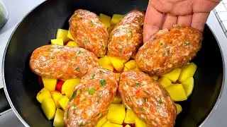 They are so delicious that I cook 3 times a week! Minced meat with vegetables! Favorite recipe!❗