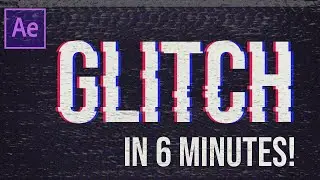 Create an Awesome Glitched Text effect in AFTER EFFECTS | Ben Holloway