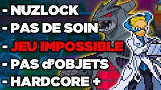J'ai joué à la version ULTIME de POKEMON NOIR 2 en Hardcore Nuzlocke.