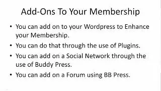 Wordpress Add Ons
