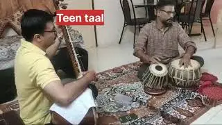 Sitar tabla jugalbandi. teen taal. Rupak taal. #skmtalks . #music