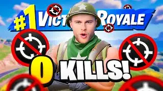 IK GA DE UITDAGING AAN.. WINNEN ZONDER KILLS! - Fortnite Battle Royale (Nederlands)