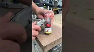 Clean cutting Diablo 1/2” radius cove bit 
