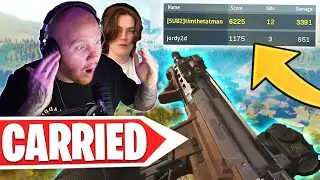 I CARRIED TIKTOK'S JORDY2D IN WARZONE!