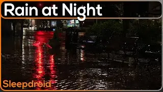► Hard Rain at Night ~ Rain Sounds for Sleeping, Studying, or Insomnia Relief (Lluvia)