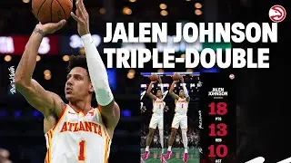 🚨 Jalen Johnson Triple-Double 🚨 JJ's monster game helps lead Hawks over Celtics