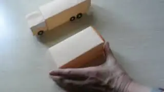 как сделать из бумаги кузов  для  грузовика