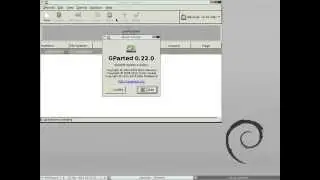 GParted Live 0.22.0-1 - Boot and Desktop