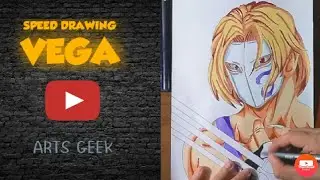 Speed Drawing Vega (Street Fighter)
