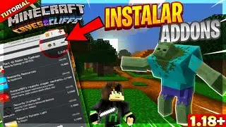 ✅Instalar addons en MINECRAFT PE 1.18.0 hasta la última versión | Poner Mods en Minecraft Pe ANDROID