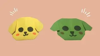 Fold a Cute Paper Dog - Perfect for Kids and Beginners