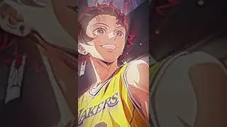 Jiafei cupcakke remix gimme more //Lakers Tanjiro edit #edit #Tanjiro #kimetsunoyaiba #capcut edit