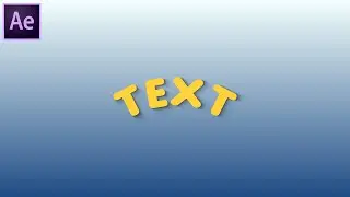 Pop Text Animation in After Effects | AE Tutorials