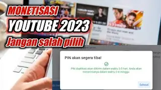 Monetisasi terbaru 2023,ada 2 pilihan