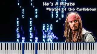 Pirates of the Caribbean - He's a Pirate на пианино | Piano Tutorial
