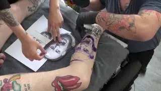 Tattooed portrait - Real Time - Whole session (top camera) ❷