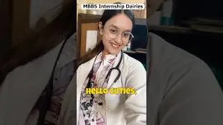 Realistic MBBS internship vlog🩻🩺✨#neet#mbbs#shortsfeed