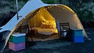 Glamping, Motorcycles and Hiking in Alaska