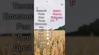 Какие цветы подарить знакам зодиака #short