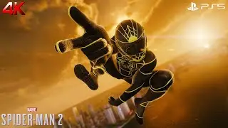 Marvel's Spider-Man 2 PS5 - Fluro Suit Free Roam Gameplay (4K)