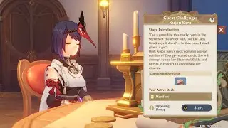 Guest Challenge: Kujou Sara | Genius Invokation TCG [ Genshin Impact ]