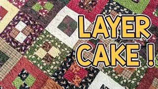 FREE| Four Patch Squared | Layer Cake Quilt Pattern