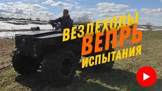 Обзор и испытания вездеходов Вепрь