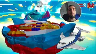 لعبت لعبة بلابل بي باتل بالطيارة  ✈️