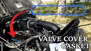 How to Replace a Valve Cover Gasket - Jeep Wrangler TJ