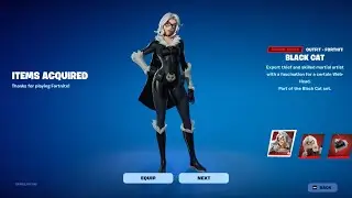 Buying the Black Cat Skin in Fortnite!